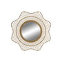 Home ESPRIT Miroir mural Scandi Rond Naturel 85 x 85 cm
