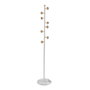 Porte-manteau Versa Blanc Bois Métal 34,5 x 180 x 34,5 cm