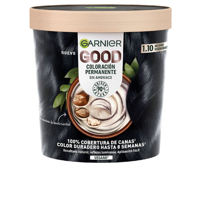 Garnier Coloration Permanente Good #1.10-Noir 217 ml Garnier Coloration Permanente Good #1.10-Noir 217 ml