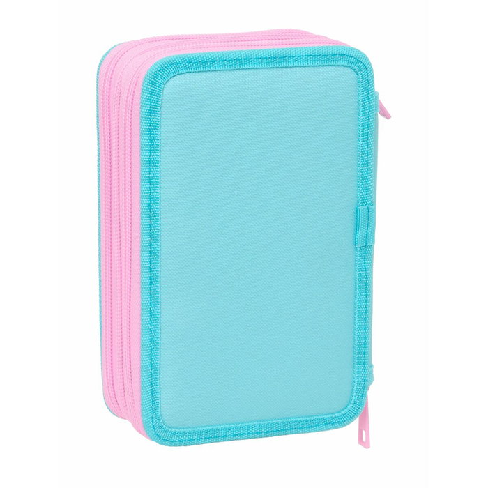 Pochette à crayons triple Gabby's Dollhouse Bleu 12,5 x 19,5 x 5,5 cm 37 Pièces