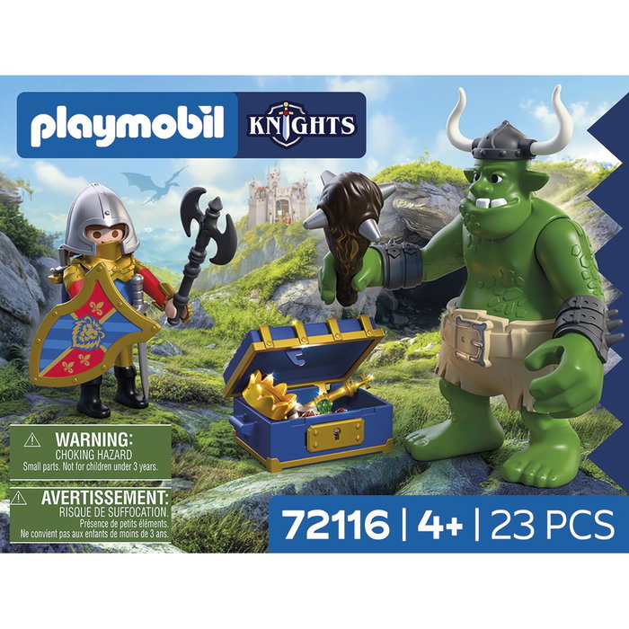 Playmobil Troll au Trésor du Chevalier Lion 72116 +4 ans Espagnol