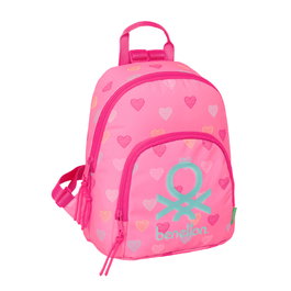 Safta Mini Mochila Benetton Heart 25x30x13cm