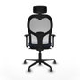Piqueras y Crespo Chaise de Bureau Jorquera 3D036G2 Bleu marine