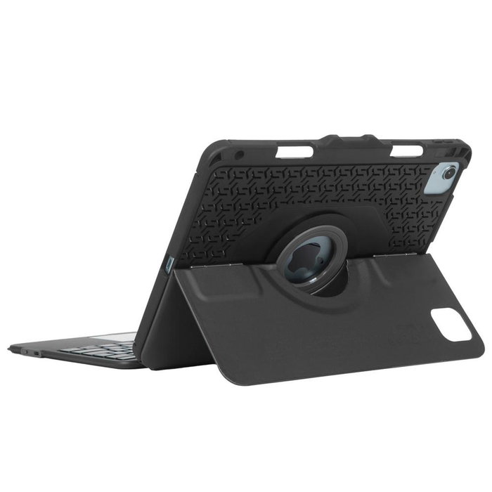 Targus Versavu Bluetooth Coque + Clavier Espagnol pour iPad Air/Pro 11 pouces, Trackpad, Protection chute 1,2 m, USB-C