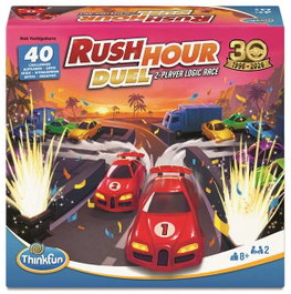 Ravensburger Rush Hour Duel avec 40 niveaux de défis et voitures de sport européennes