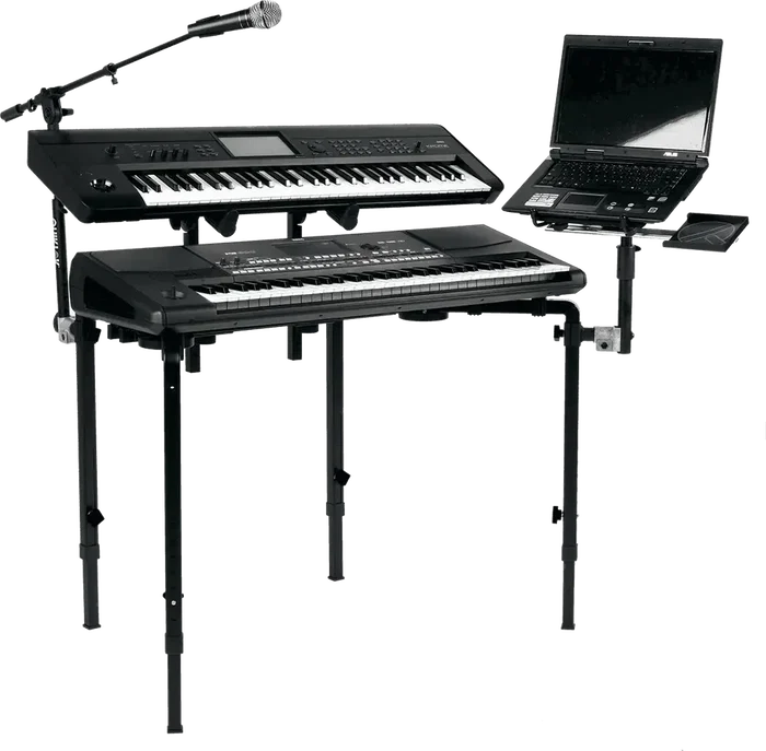 Quiklok WL Table support pour clavier / table de mixage / enceinte pliable XL réglable en hauteur Quiklok WL Table support pour clavier / table de mixage / enceinte pliable XL réglable en hauteur