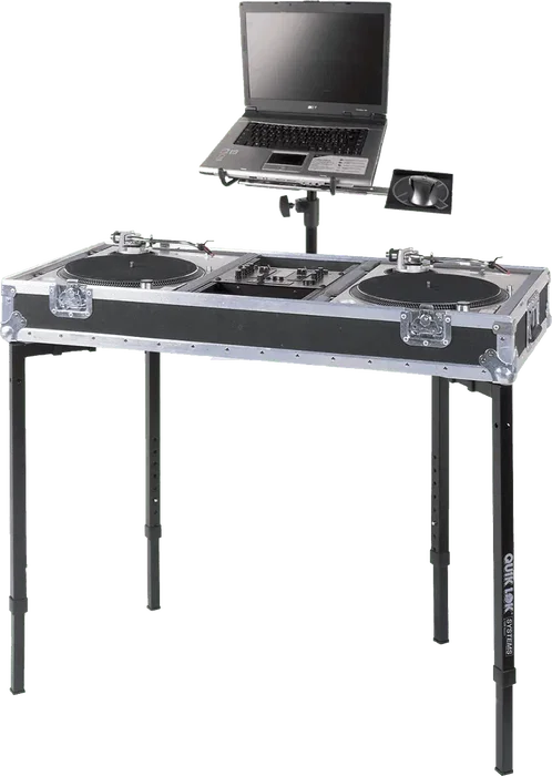 Quiklok WL Table support pour clavier / table de mixage / enceinte pliable XL réglable en hauteur Quiklok WL Table support pour clavier / table de mixage / enceinte pliable XL réglable en hauteur