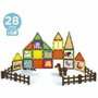 Educa Magnetics Ecoferme - Jeu de construction magnétique de 28 pièces avec 2 animaux et 8 cartes