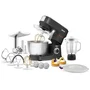 Robot pâtissier Sencor STM 3761BK, 1000 W, bol inox 4,5 L, 6 vitesses avec fonction Pulse, accessoires pour pétrir, fouetter et hacher
