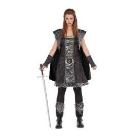 My Other Me Disfraz Guerrera Del Norte avec robe, cape, bracelets et couvre-bottes XL