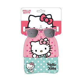 Cerdá Gorra Set Hello Kitty avec lunettes de sol - Taille 53 cm - Rose - À partir de 3 ans