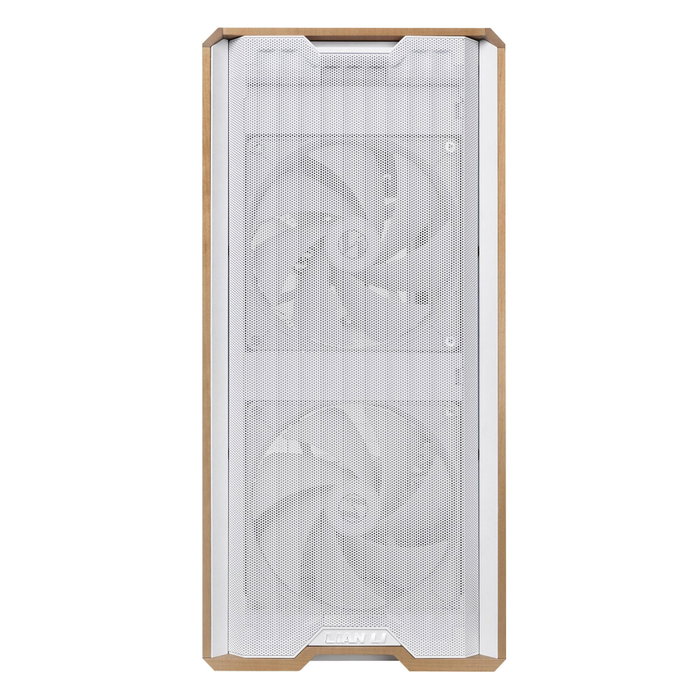 Lian Li Lancool 217 Wood Blanc avec détails en bois