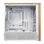 Lian Li Lancool 217 Wood Blanc avec détails en bois