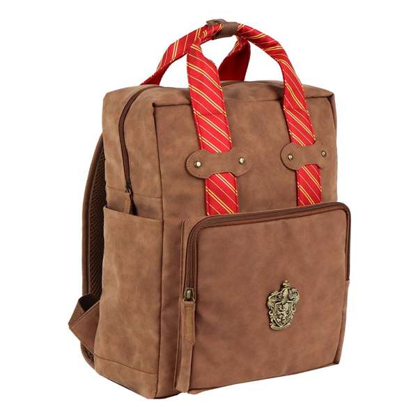 Cerdá Sac à dos Harry Potter Gryffindor en simili-cuir, marron, sac casual et tendance Cerdá Sac à dos Harry Potter Gryffindor en simili-cuir, marron, sac casual et tendance