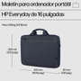 HP Mallette Ordinateur Portable 16 Pouces Everyday Sacoche Professionnelle Noir