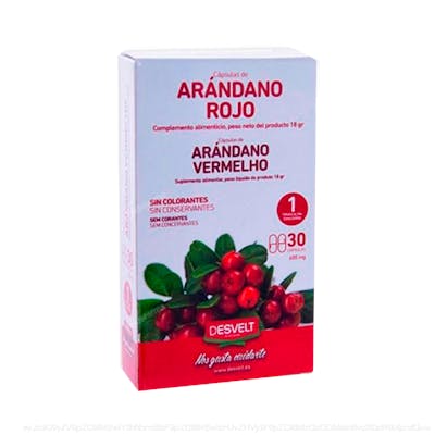 DESVELT Arandano Rojo Pro 600 mg 30 capsules