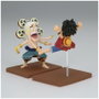 Banpresto Set de figurines Monkey D. Luffy & Enel One Piece World Collectable Log Stories