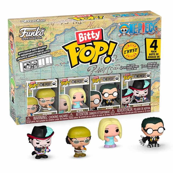 Funko Pack de 4 figurines Bitty POP! One Piece Usopp