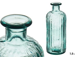 GIFTDECOR Bouteille décorative en verre Hollande avec rayures 1,5L