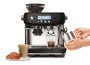 Sage Cafetière Espresso Automatique Barista Pro Noir SES878BTR4EEU1 avec Broyeur Cône LCD et Système ThermoJet - 54 mm, Digital PID