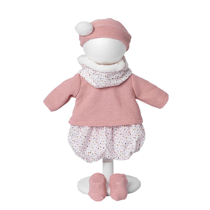 Rosa Toys Tenues pour poupées Reborn 40 cm avec cintre +3 ans Rose
