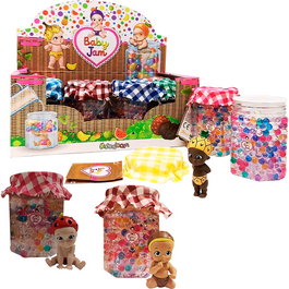 Baby Jam Jarre Magique Expositor avec Surprise Bébé Fruit - Jeu d'Eau et de Magie pour Enfants dès 4 Ans - Réf. 4187