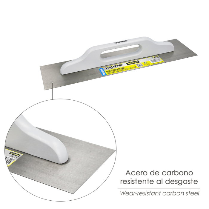 WOLFPACK LINEA PROFESIONAL Llana Grande en Acier 480x130 mm