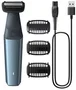 Philips BG3027/05 Tondeuse Corps Homme Rechargeable - Coupe 3 Hauteurs, Autonomie 60 min, Bleu et Gris