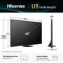TV intelligente Hisense 65U8Q 65" 4K Ultra HD LED HDR