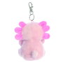 Aurora - Porte-clés peluche ajolote Palm Pals 10 cm, jouet doux et marqué CE