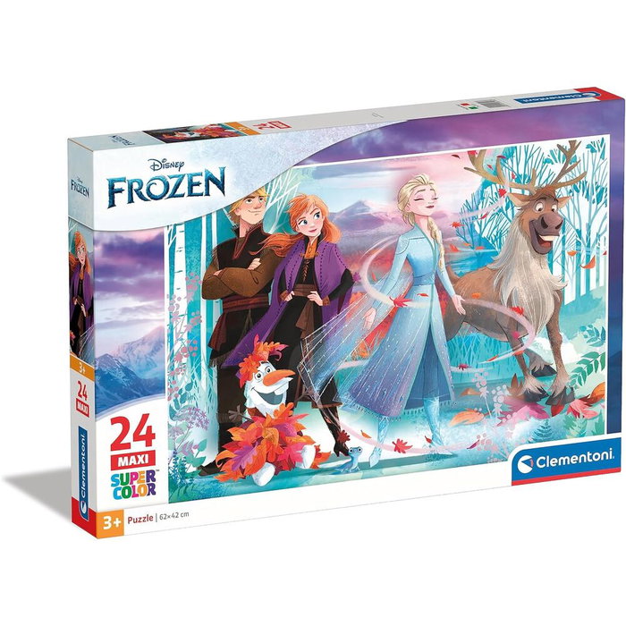 Clementoni Puzzle Maxi Frozen 2 Disney - 24 Pièces - Taille 62 x 42 cm - Version Française