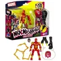Hasbro MixMashers Marvel Iron Spider Deluxe Figurine 12 cm Personnalisable à Mélanger et Combiner avec Accessoires, Dès 4 Ans