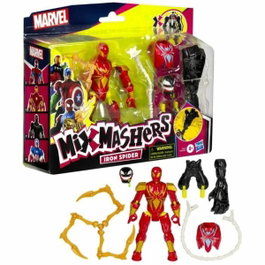 Hasbro MixMashers Iron Spider Deluxe, figurine 12 cm personnalisable avec accessoires Venom
