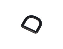 Innspiro Anneaux en forme de D en plastique noir, 20,5 mm (Lot de 5)