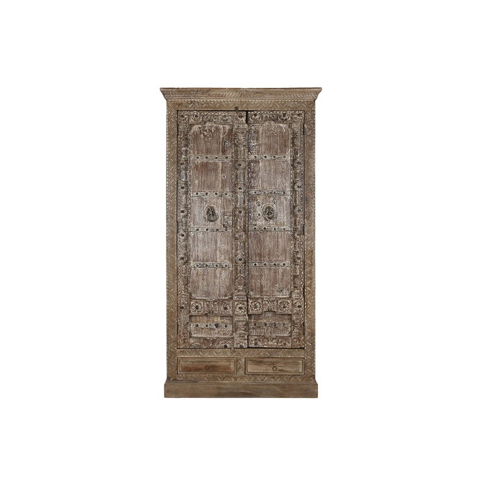Armoire Home ESPRIT Naturel bois de teck 122 X 51 X 216 cm Armoire Home ESPRIT Naturel bois de teck 122 X 51 X 216 cm