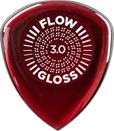 DUNLOP Pack de 12 Médiators Flow Gloss 3.00 mm Ultex Précision et Vitesse