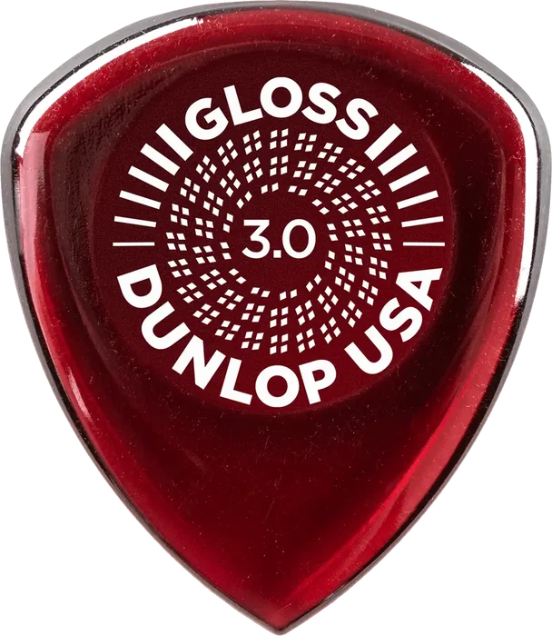 DUNLOP Pack de 12 Médiators Flow Gloss 3.00 mm Ultex Précision et Vitesse