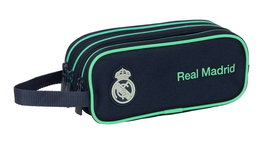 Safta Portatodo Triple Real Madrid 2ª Equipación 25/26 - Pochette à 3 compartiments 21 x 8.5 x 7 cm - À partir de 3 ans