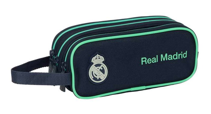 Safta Portatodo Triple Real Madrid 2ª Equipación 25/26 - Pochette à 3 compartiments 21 x 8.5 x 7 cm - À partir de 3 ans Safta Portatodo Triple Real Madrid 2ª Equipación 25/26 - Pochette à 3 compartiments 21 x 8.5 x 7 cm - À partir de 3 ans