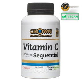 CROWN SPORT NUTRITION Vitamina C Sequential 90 capsules