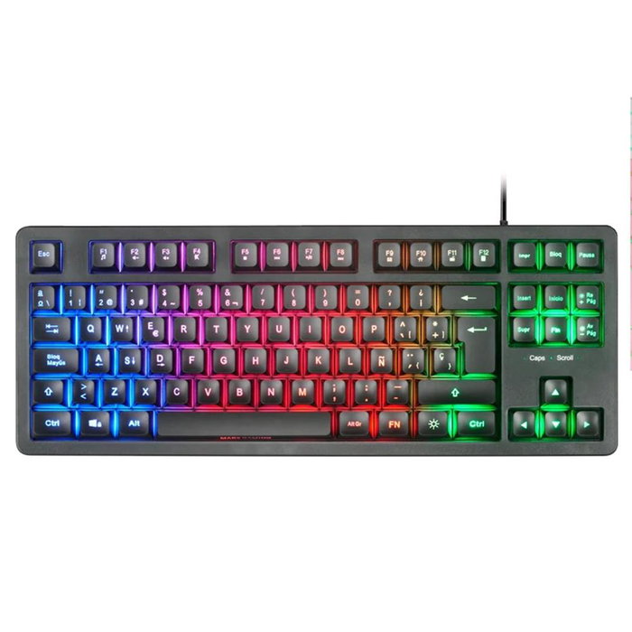 Mars Gaming MK023 TKL FRGB Clavier Gaming Membrané Noir USB AZERTY Mars Gaming MK023 TKL FRGB Clavier Gaming Membrané Noir USB AZERTY