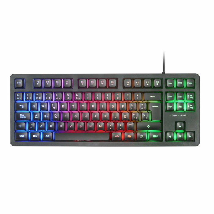 Clavier Mars Gaming MK023ES Noir Espagnol Qwerty