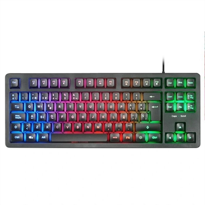 Clavier Mars Gaming MK023ES Noir Espagnol Qwerty