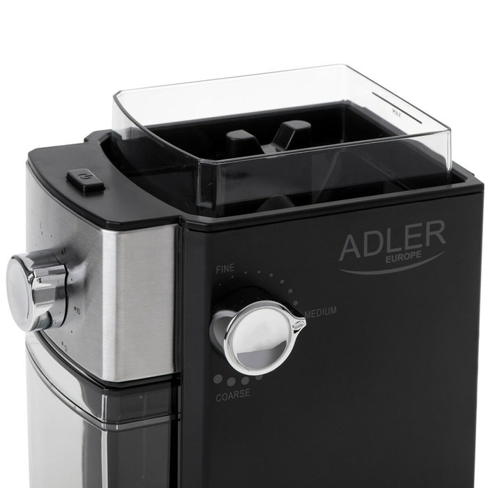 Adler AD 4448 Moulin électrique Noir Argenté Adler AD 4448 Moulin électrique Noir Argenté