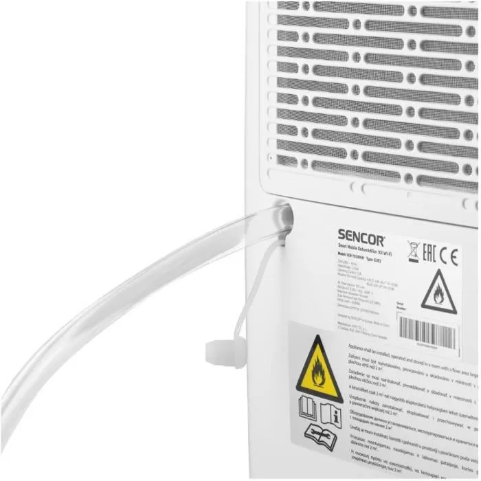 Sencor SDH 1028WH - Déshumidificateur mobile intelligent 10 l Wi-Fi Blanc Sencor SDH 1028WH - Déshumidificateur mobile intelligent 10 l Wi-Fi Blanc