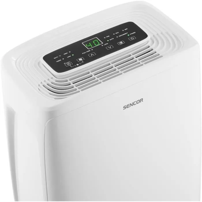 Sencor SDH 1028WH - Déshumidificateur mobile intelligent 10 l Wi-Fi Blanc Sencor SDH 1028WH - Déshumidificateur mobile intelligent 10 l Wi-Fi Blanc
