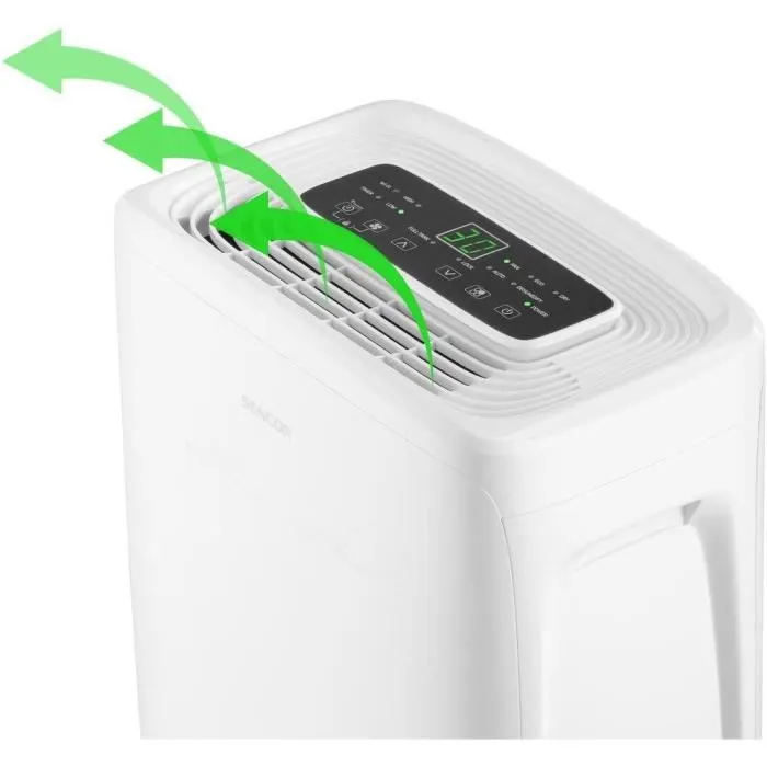 Sencor SDH 1028WH - Déshumidificateur mobile intelligent 10 l Wi-Fi Blanc Sencor SDH 1028WH - Déshumidificateur mobile intelligent 10 l Wi-Fi Blanc