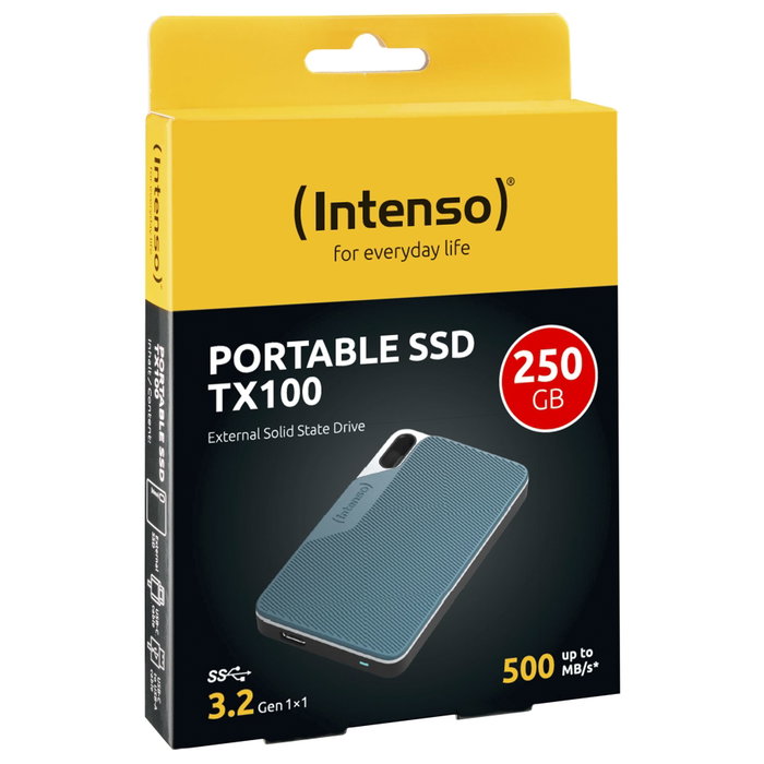 Intenso TX100 SSD Externe 250 GB USB Type-C