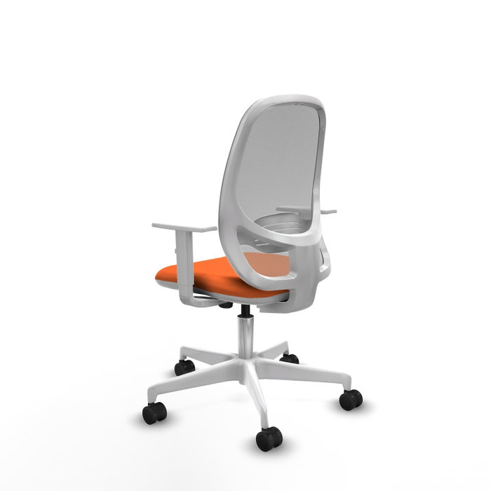 PIQUERAS Y CRESPO Chaise de bureau Cilanco Synchro Orange et Gris PIQUERAS Y CRESPO Chaise de bureau Cilanco Synchro Orange et Gris