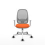 PIQUERAS Y CRESPO Chaise de bureau Cilanco Synchro Orange et Gris